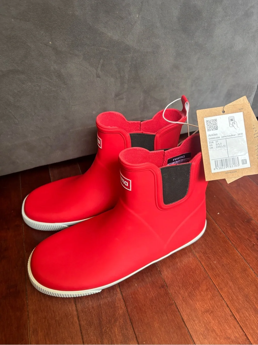 Reima Waterproof Slip-On Rain Boots